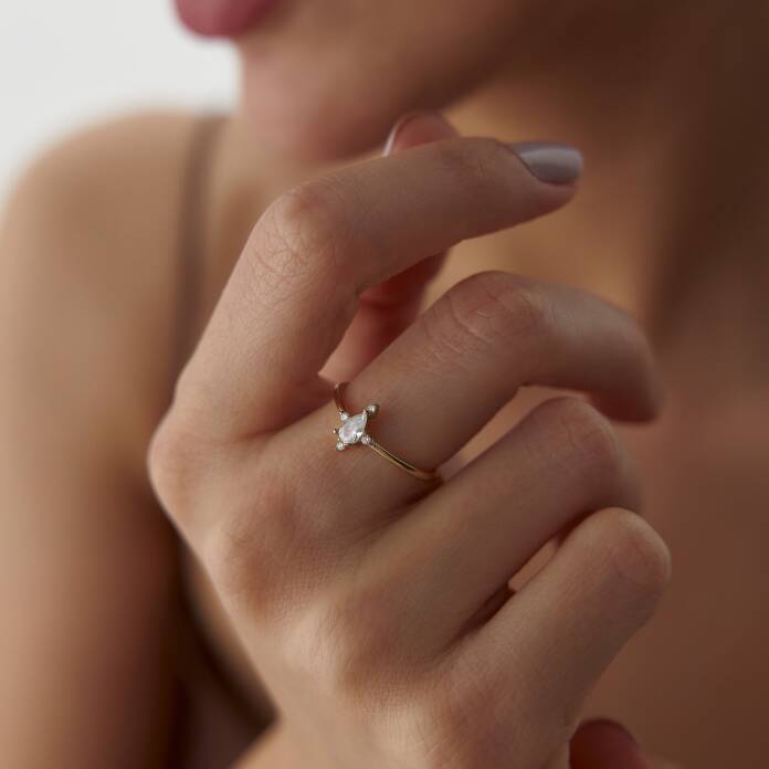 Damla Taşlı Yüzük - 2