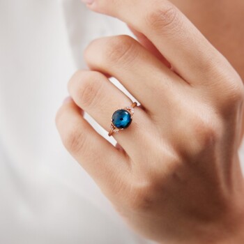 Deep Blue Yüzük - Rayna