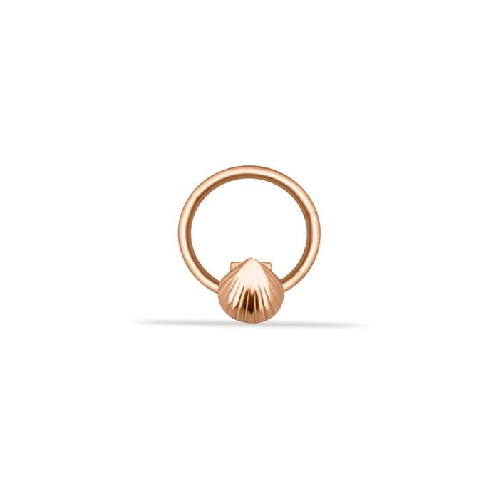 Deniz Kabuğu Motifli Helix Piercing - 1