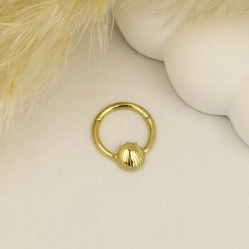 Deniz Kabuğu Motifli Helix Piercing - 3