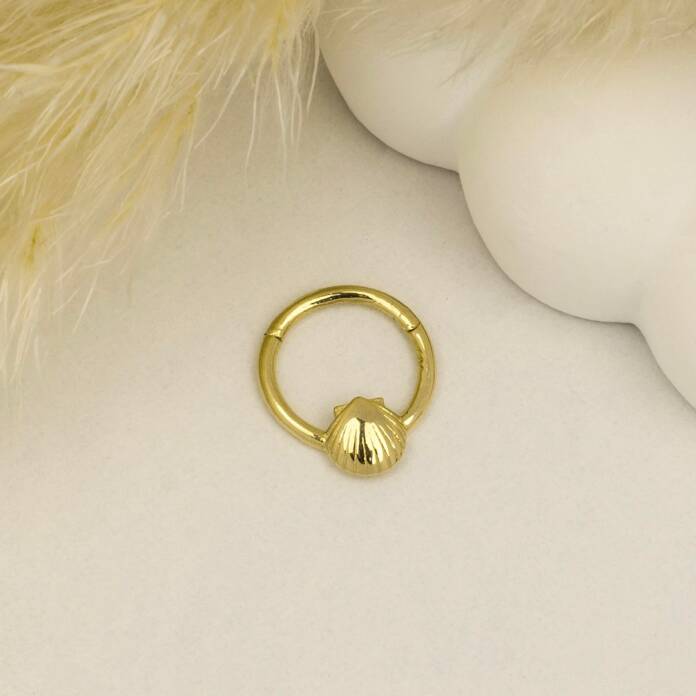 Deniz Kabuğu Motifli Helix Piercing - 3