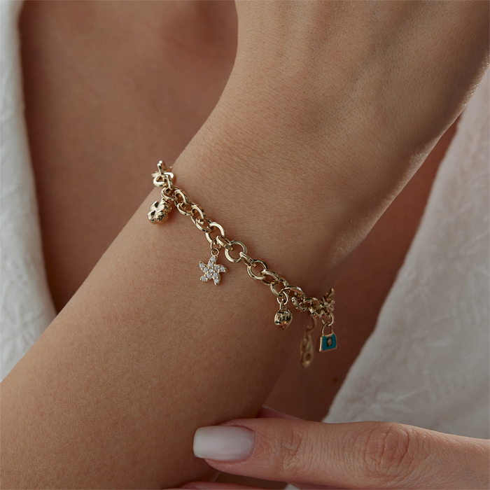 Deniz Yıldızı Şans Charm Bileklik - Mazi (1)