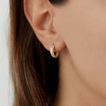 Desenli Halka Küpe - Ali Altınbas