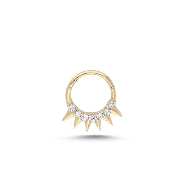 Diken Taşlı Helix Piercing - 1