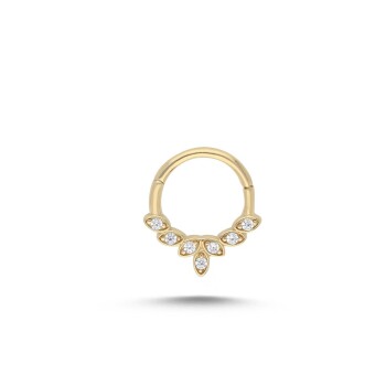 Dizi Yapraklar Helix Piercing - Alen