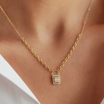 Doç Zincir Baget Kolye - Rayna