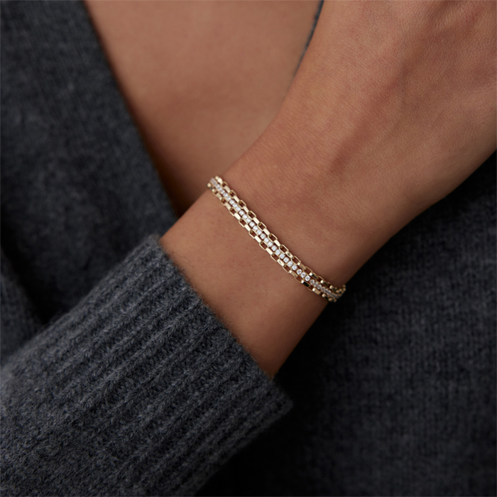 Doç Zincir Su Yolu Bileklik - Rayna (1)