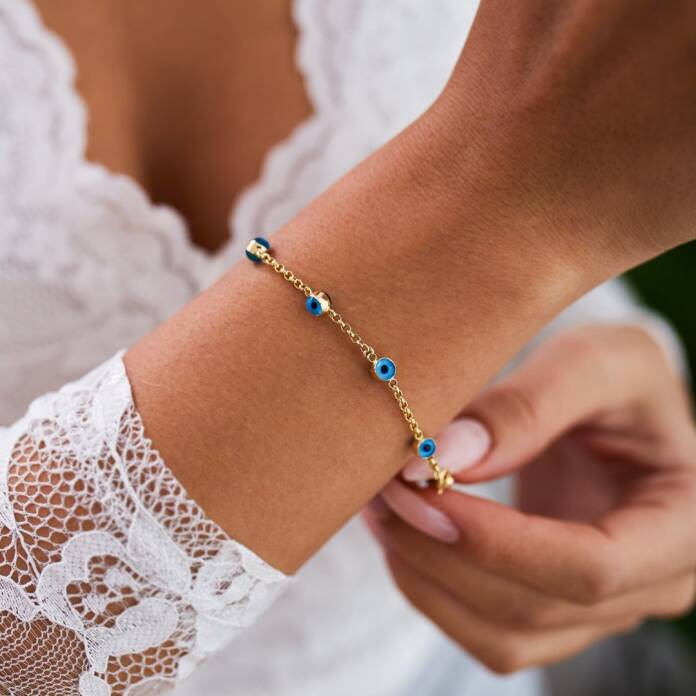 Dokuz Mini Gözlü Bileklik - 1