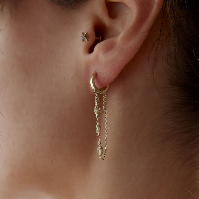 Dönence Zincir Küpe - Simoro (1)