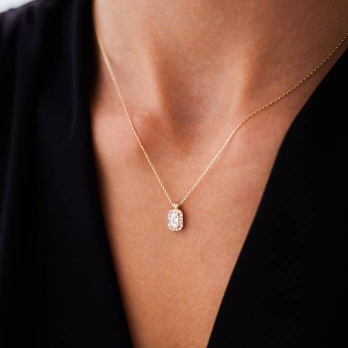 Doricalı Mini Baget Kolye - 1