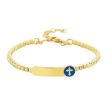 Dorikalı Haç Plaka Çocuk Kelepçesi - Melike