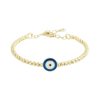 Dorikalı Mavi Nazar Çocuk Kelepçesi - Melike