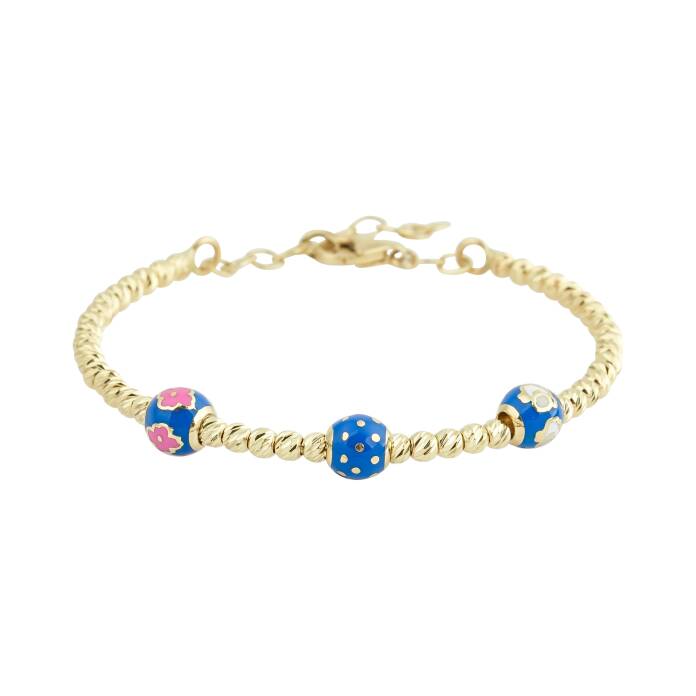 Dorikalı Mavi Renkli Şekilli Çocuk Kelepçesi - 1