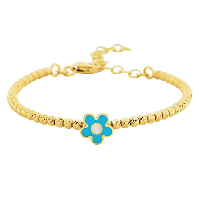 Dorikalı Renkli Çiçek Çocuk Kelepçesi - 1