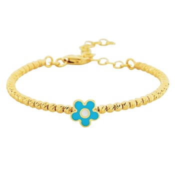 Dorikalı Renkli Çiçek Çocuk Kelepçesi - Melike