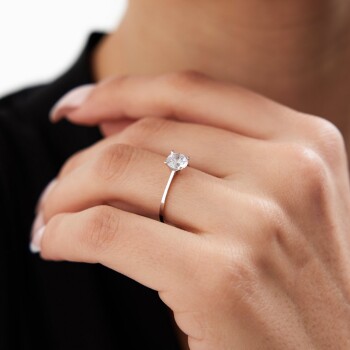 Dört Tırnak Tektaş Yüzük - Oragold Orhan (1)