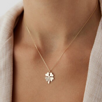 Dört Yapraklı Yonca Kolye - Nüans