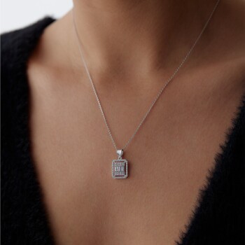 Dörtgen Bagetli Kolye - Koçak