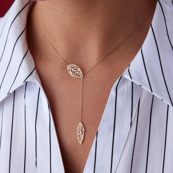 Double Leaf Kolye - 2