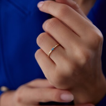 Dövme Aqua Yüzük - Cemart