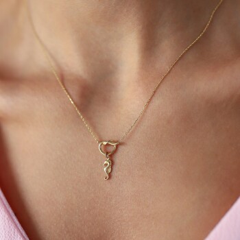 Düğüm Denizatı Kolye - Rayna