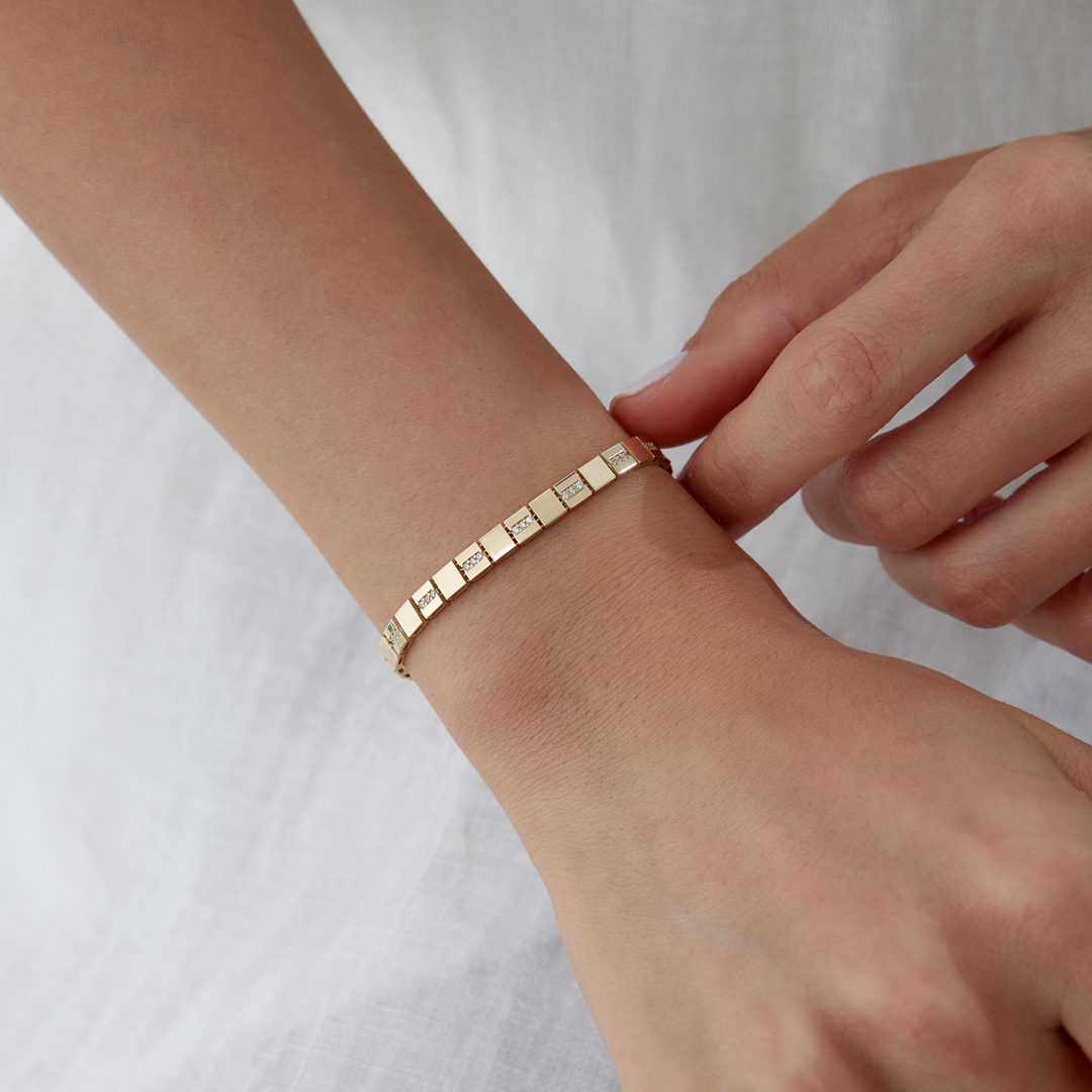 Düz Blok Bileklik - 1