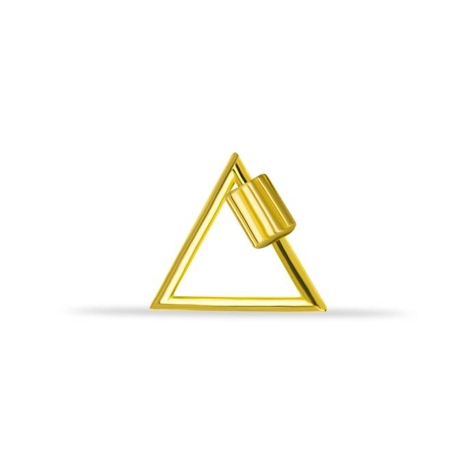 Düz Üçgen Charm Kilidi - 2