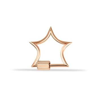 Düz Yıldız Charm Kilidi - Dianora