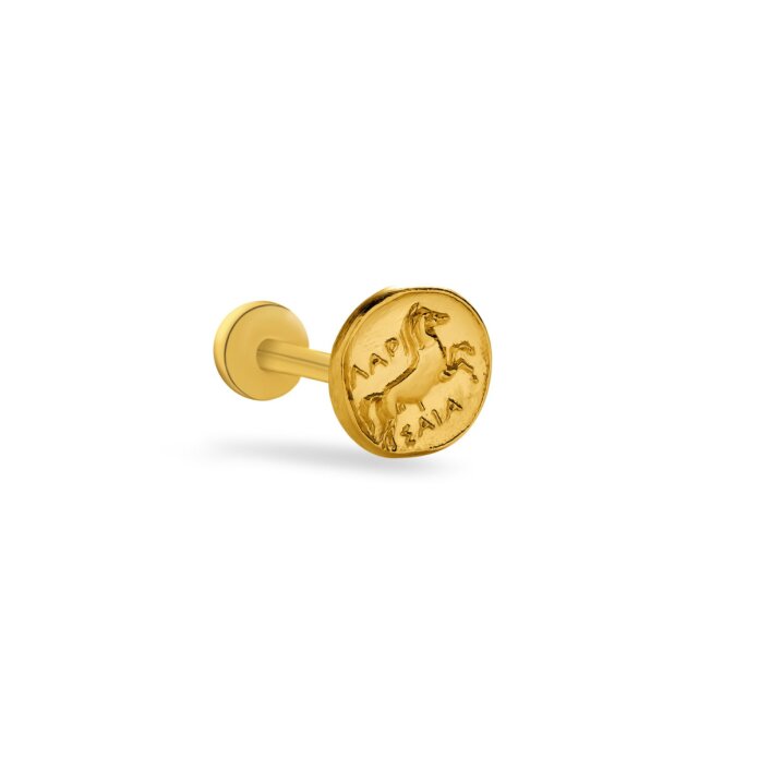 Egypian Horse Tragus Piercing - 1