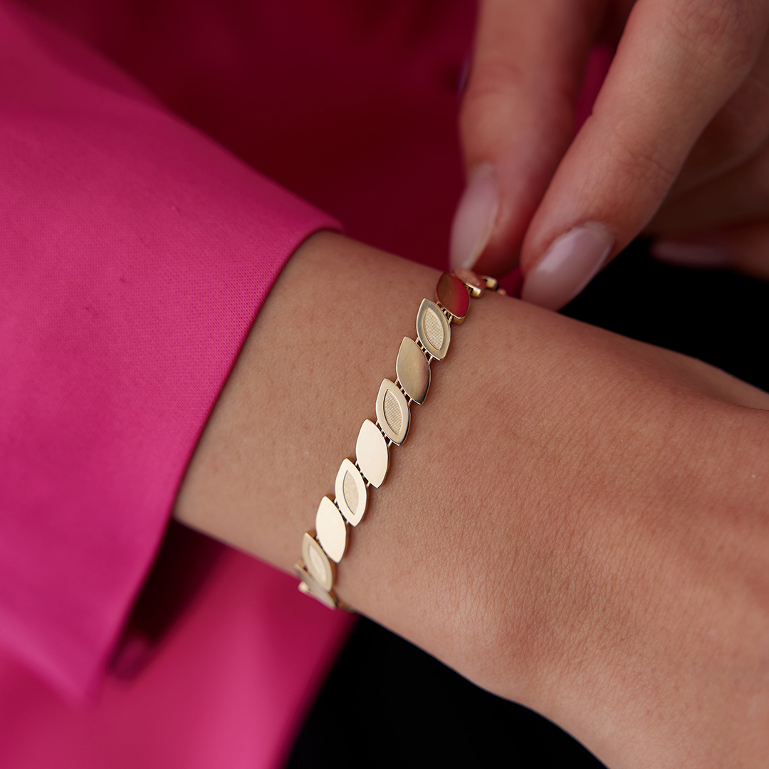 Elips Yaprak Bileklik - 1