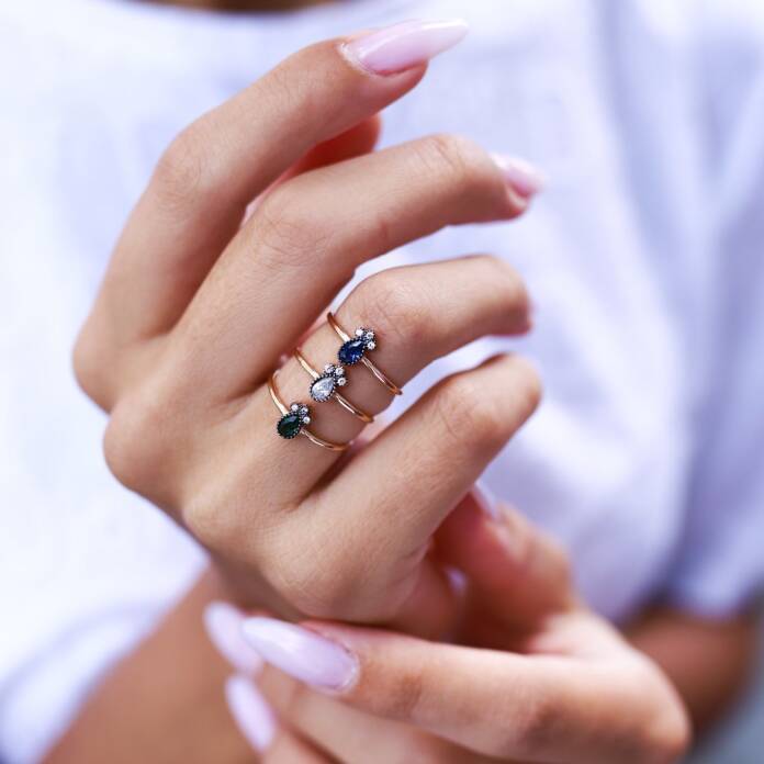 Elizabeth Green Minimal Yüzük - 2