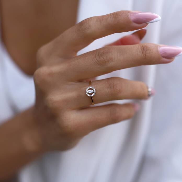 Elmas Düş Baget Yüzük - 1