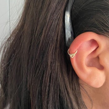 Elmas Motifli Helix Piercing - Dianora (1)