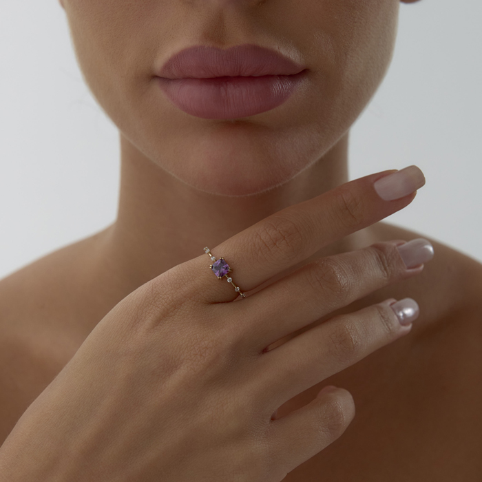 Emerald Mor Yüzük - Nüans