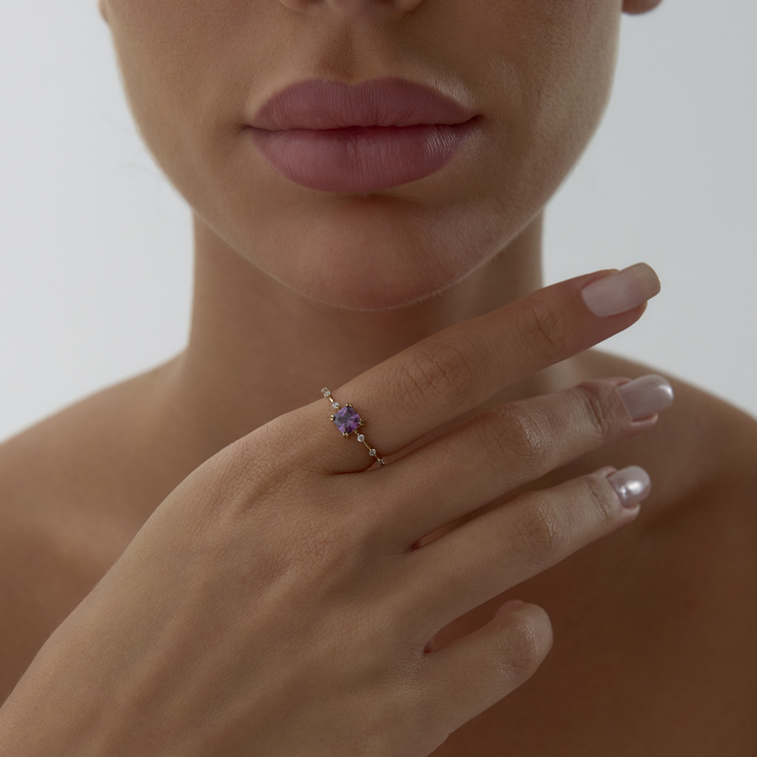 Emerald Mor Yüzük - 1