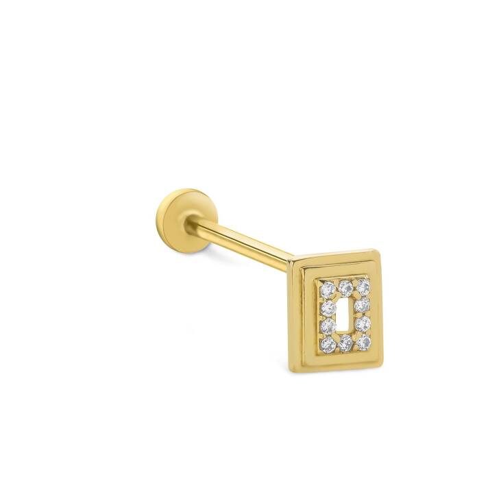 Empty Frame Tragus Piercing - 1