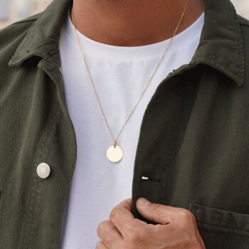 Erkek Plaka Kolye - Özkonak