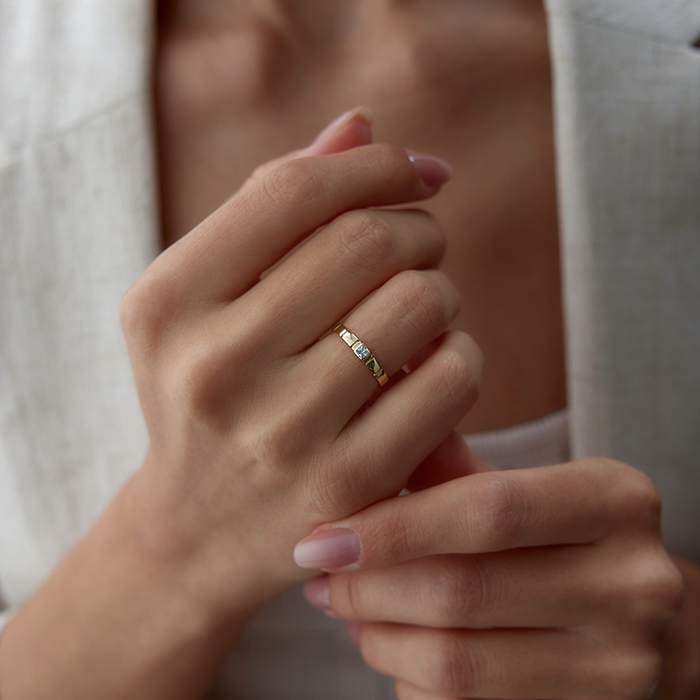 Eternal Gleam Stone Yüzük - Mazi (1)