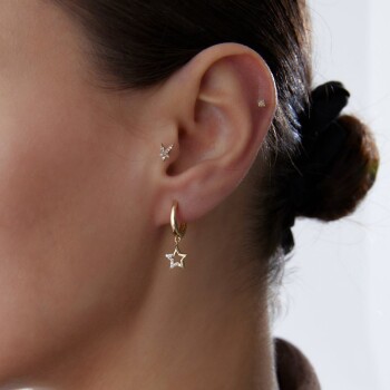 Fifi Star Sallantılı Küpe - Rayna