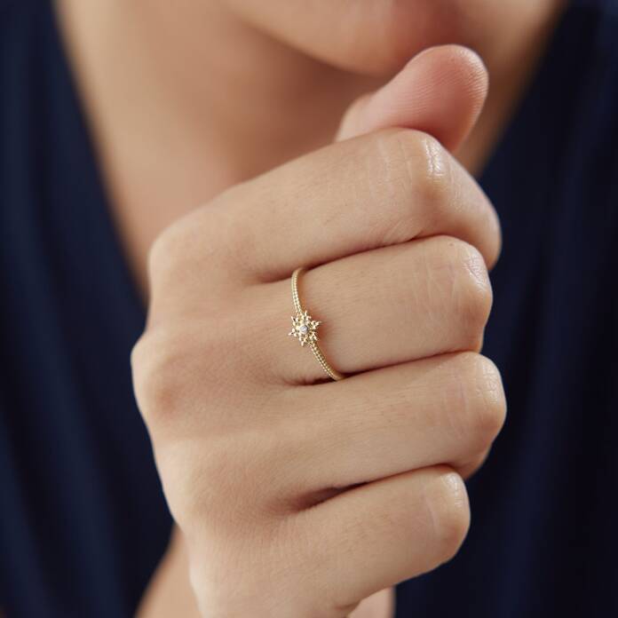 Floral Tomurcuk Yüzük - 1