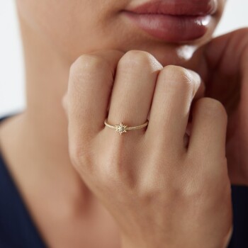 Floral Tomurcuk Yüzük - 3