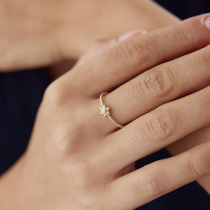 Floral Tomurcuk Yüzük - 4