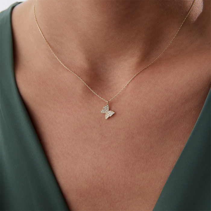 Floy Kelebek Kolye - Özçelik (1)