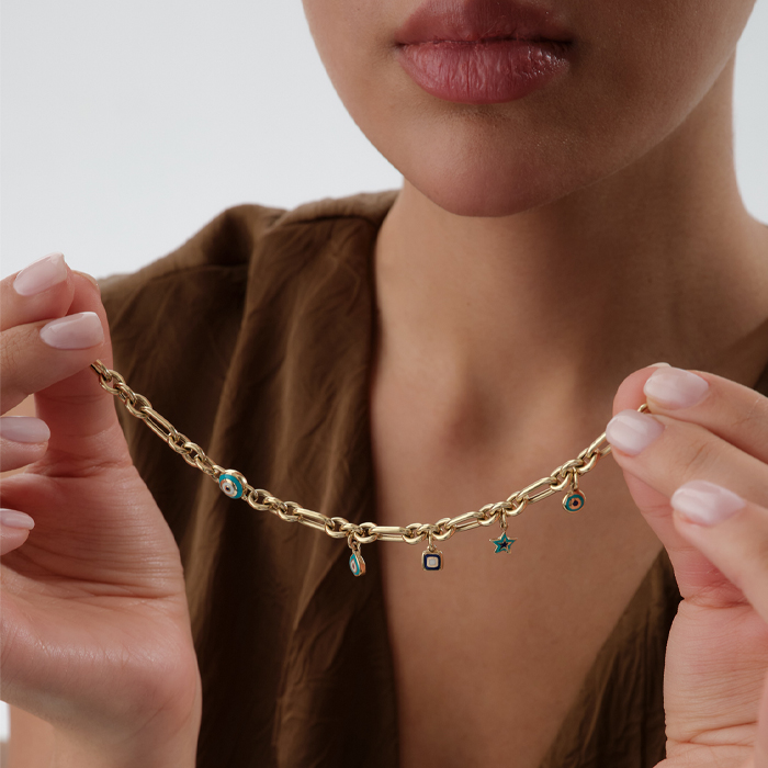 Colourful Charm Altın Bileklik - 3