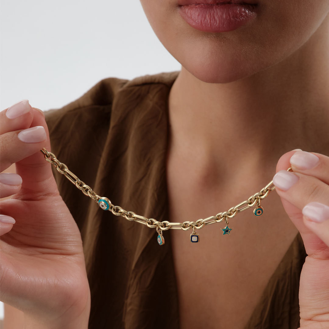 Colourful Charm Altın Bileklik - 3