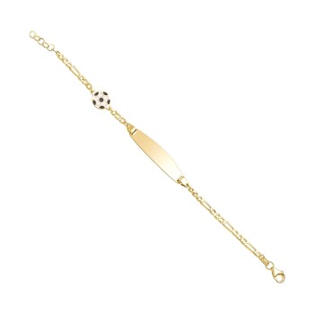 Football Topu Figaro Zincir Çocuk Künyesi - Melike