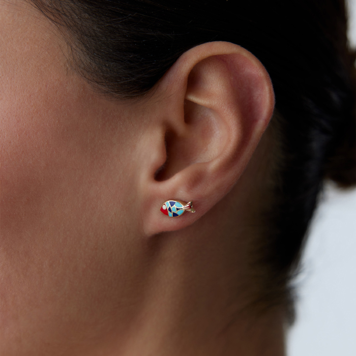 Fortuna Balık Küpe - Rayna