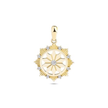 Frame Flower Kolye Ucu - Koçak