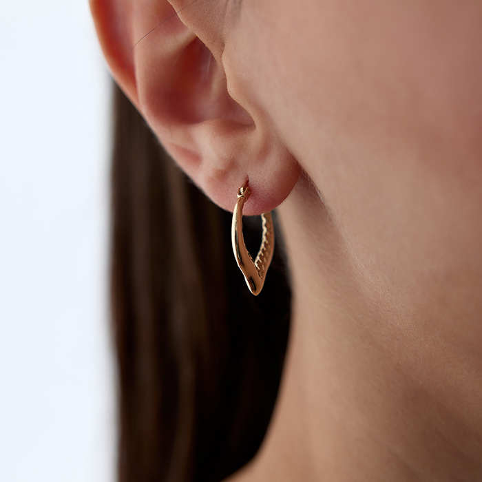 Füzyon Mu Halka Küpe - Nüans