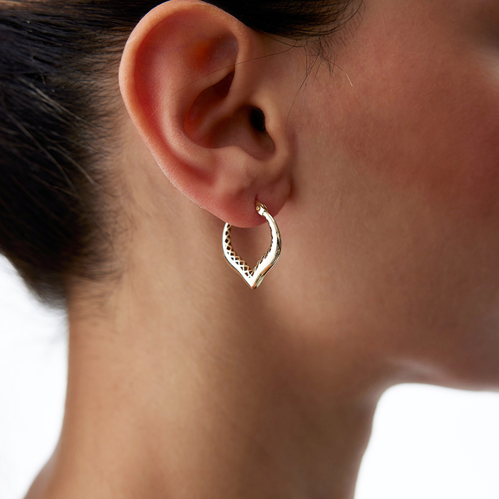 Füzyon Mu Halka Küpe - Nüans (1)